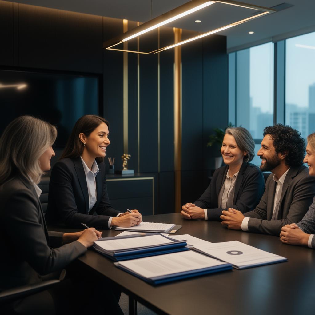 Equipe oferecendo atendimento humanizado